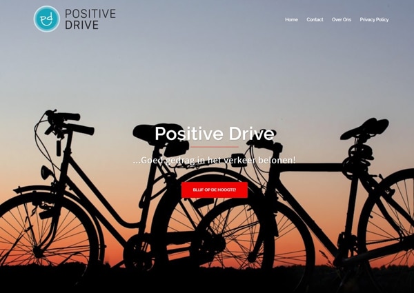 screenshot positive drive website